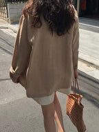 Linen Blend Light Relaxed Jacket — BL1121