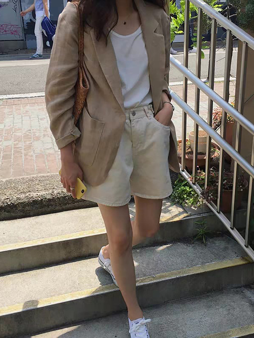 Linen Blend Light Relaxed Jacket — BL1121