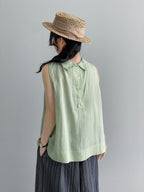 Nuance Neck Sleeveless Tops — BL1126