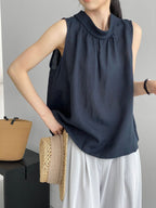 Nuance Neck Sleeveless Tops — BL1126