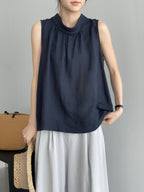 Nuance Neck Sleeveless Tops — BL1126