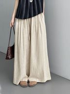 Ramie Fluid Wide Pants — BL1134