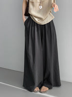 Ramie Fluid Wide Pants — BL1134